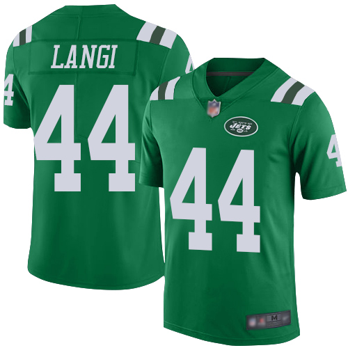 New York Jets Limited Green Men Harvey Langi Jersey NFL Football #44 Rush Vapor Untouchable